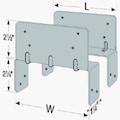 Cappelletto Per Pali Simpson Strong Tie LPC6Z - Regolabile Z-Max - 6x6 - Trattato Anticorrosione
